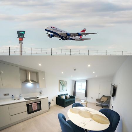 10 Min Drive To Airport - Free Parking - 15 Min Bus Ride - Ev Charge Available Apartman Stanwell Kültér fotó